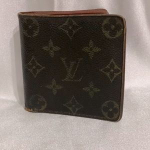 Louis Vuitton Monogram Bifold Slender Marco Florin Multiple Men's Wallet. Used